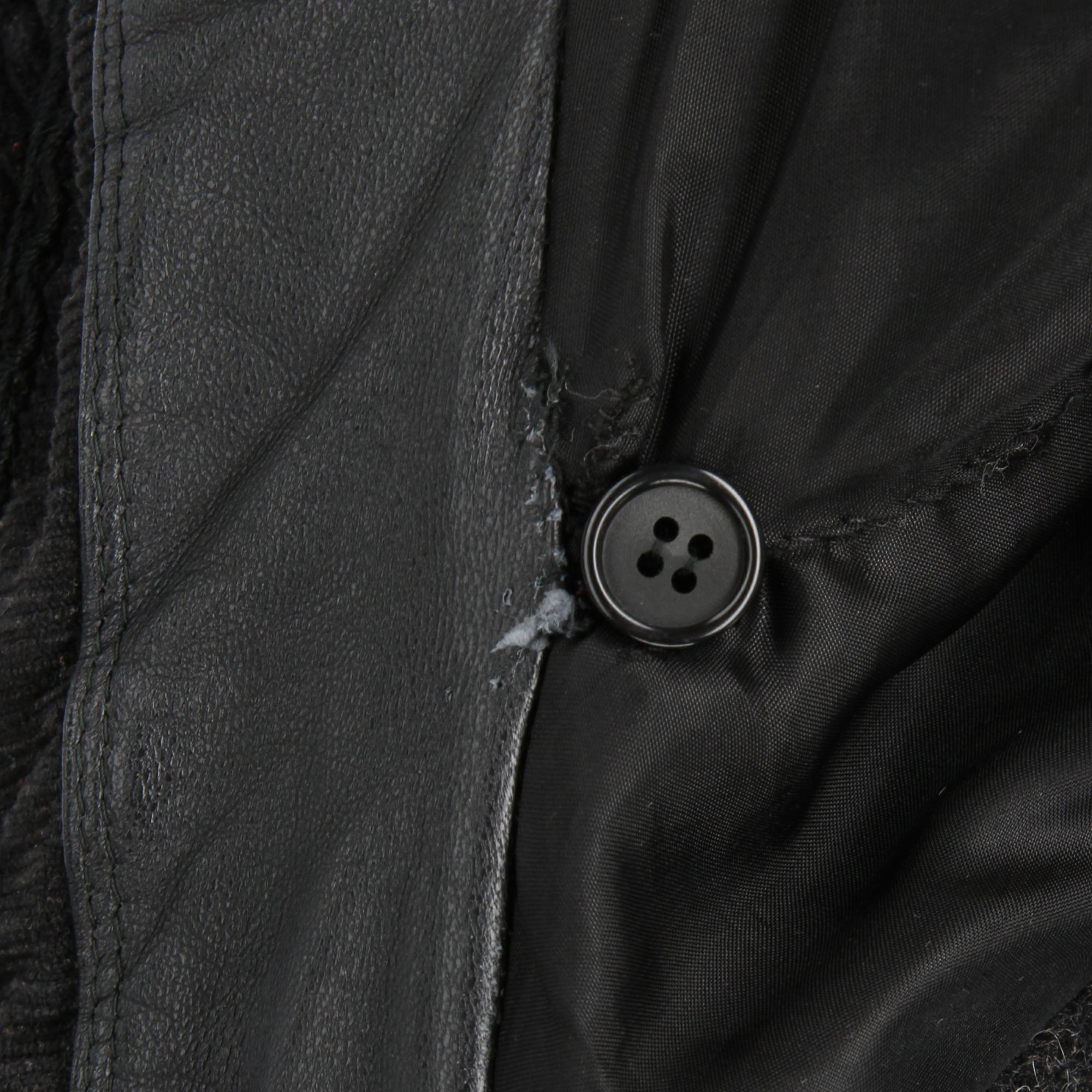 Women's 1980s Gianni Versace Black Leather Jacket
