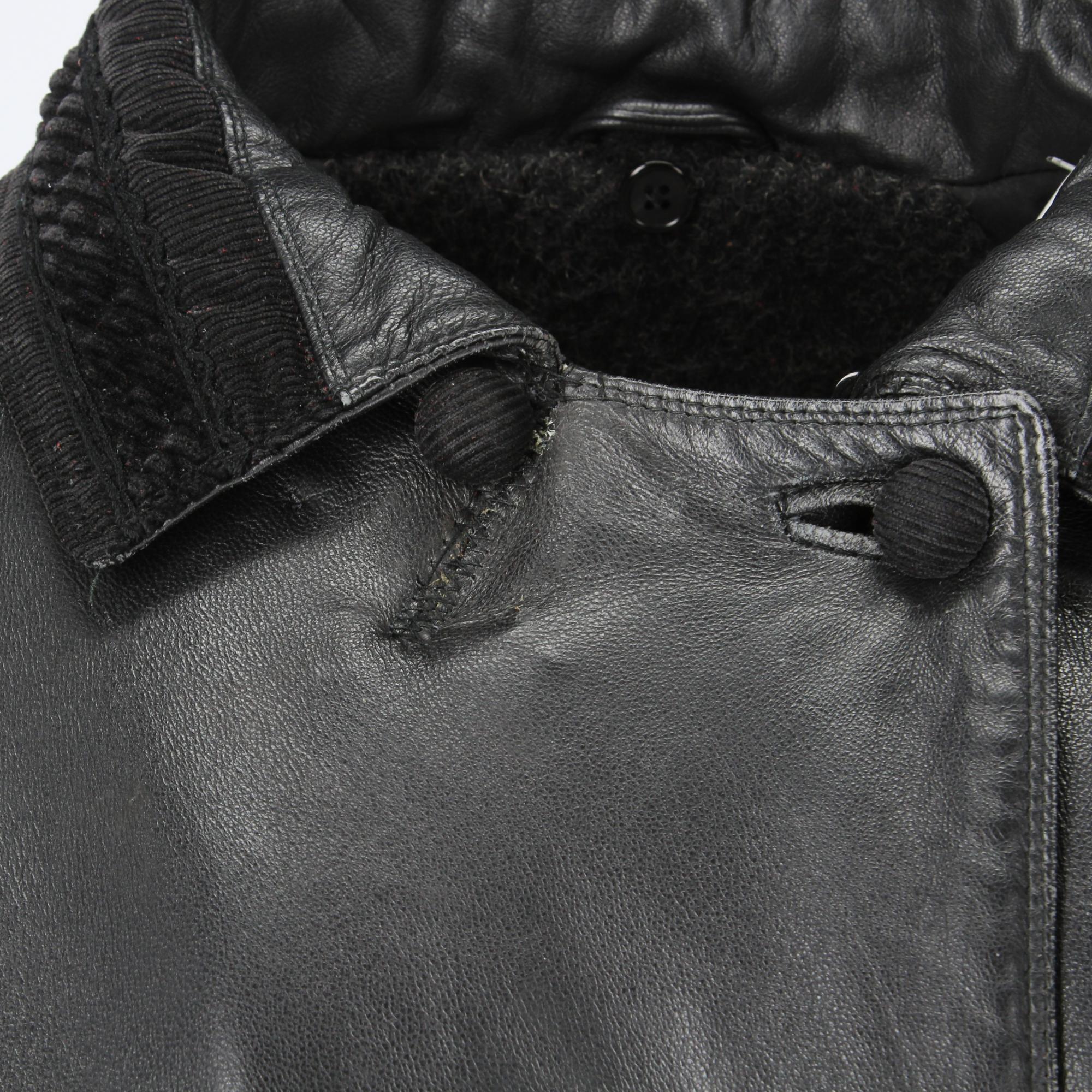 1980s Gianni Versace Black Leather Jacket 1