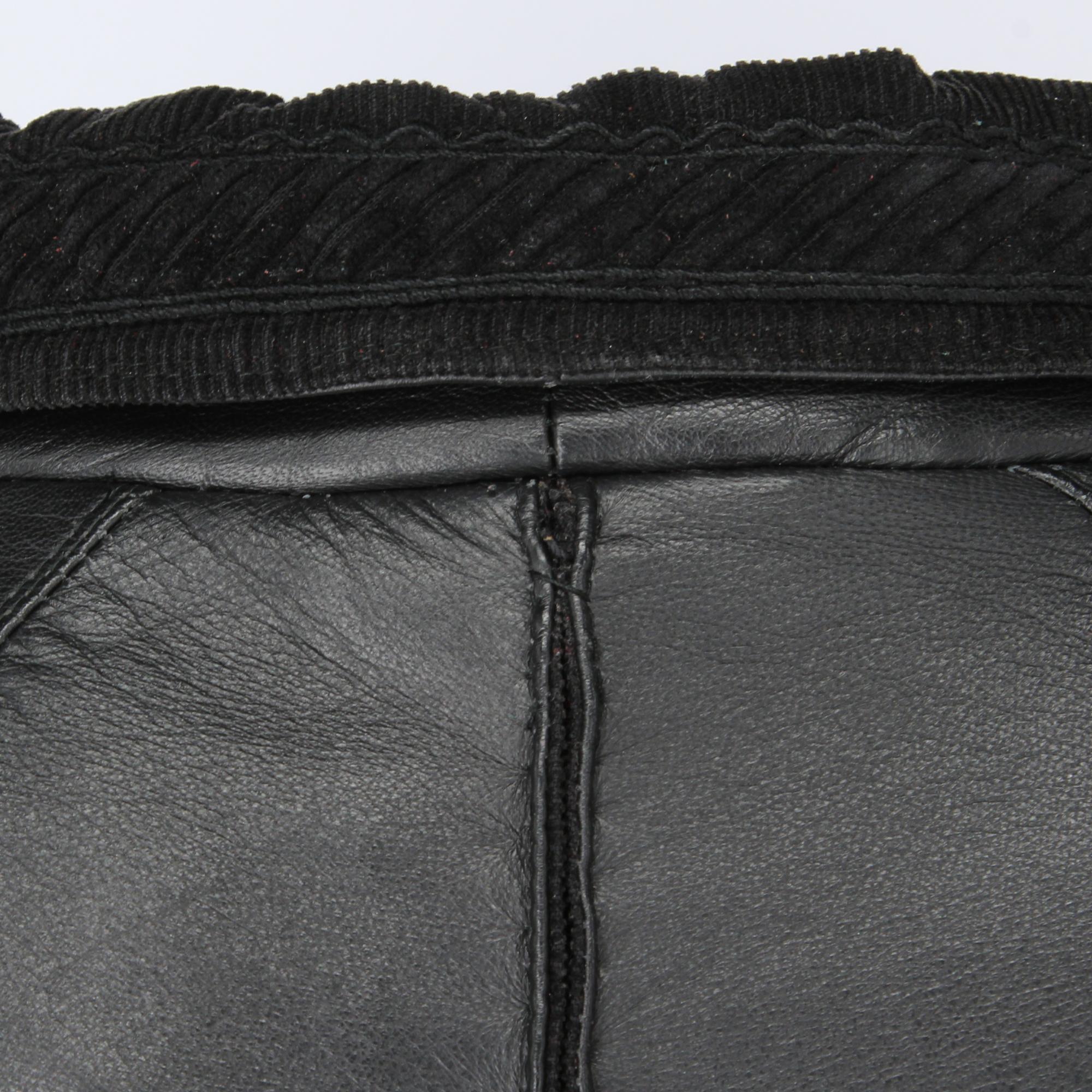 1980s Gianni Versace Black Leather Jacket 5