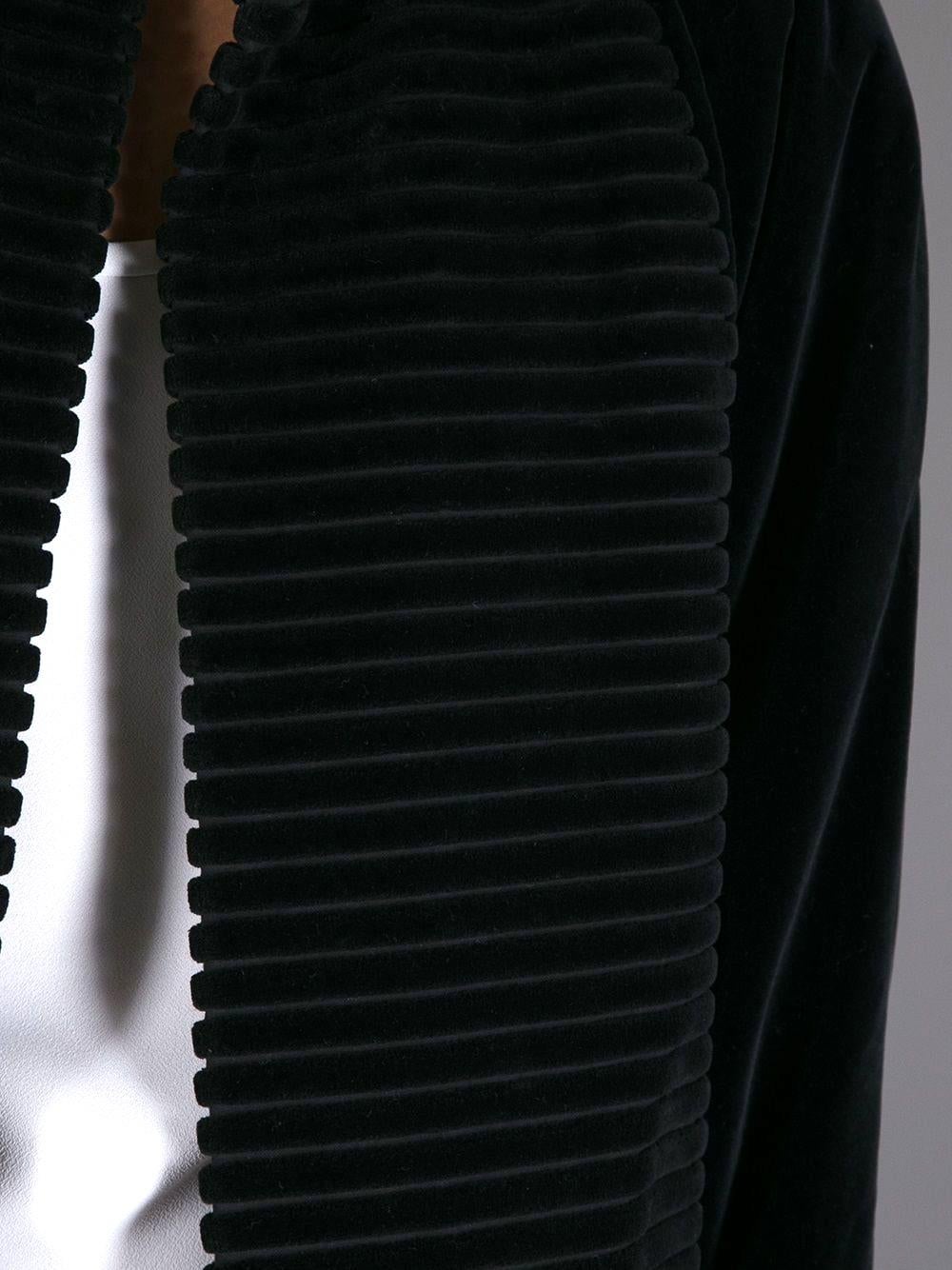 1980s Gianni Versace Black Velvet Blazer 1