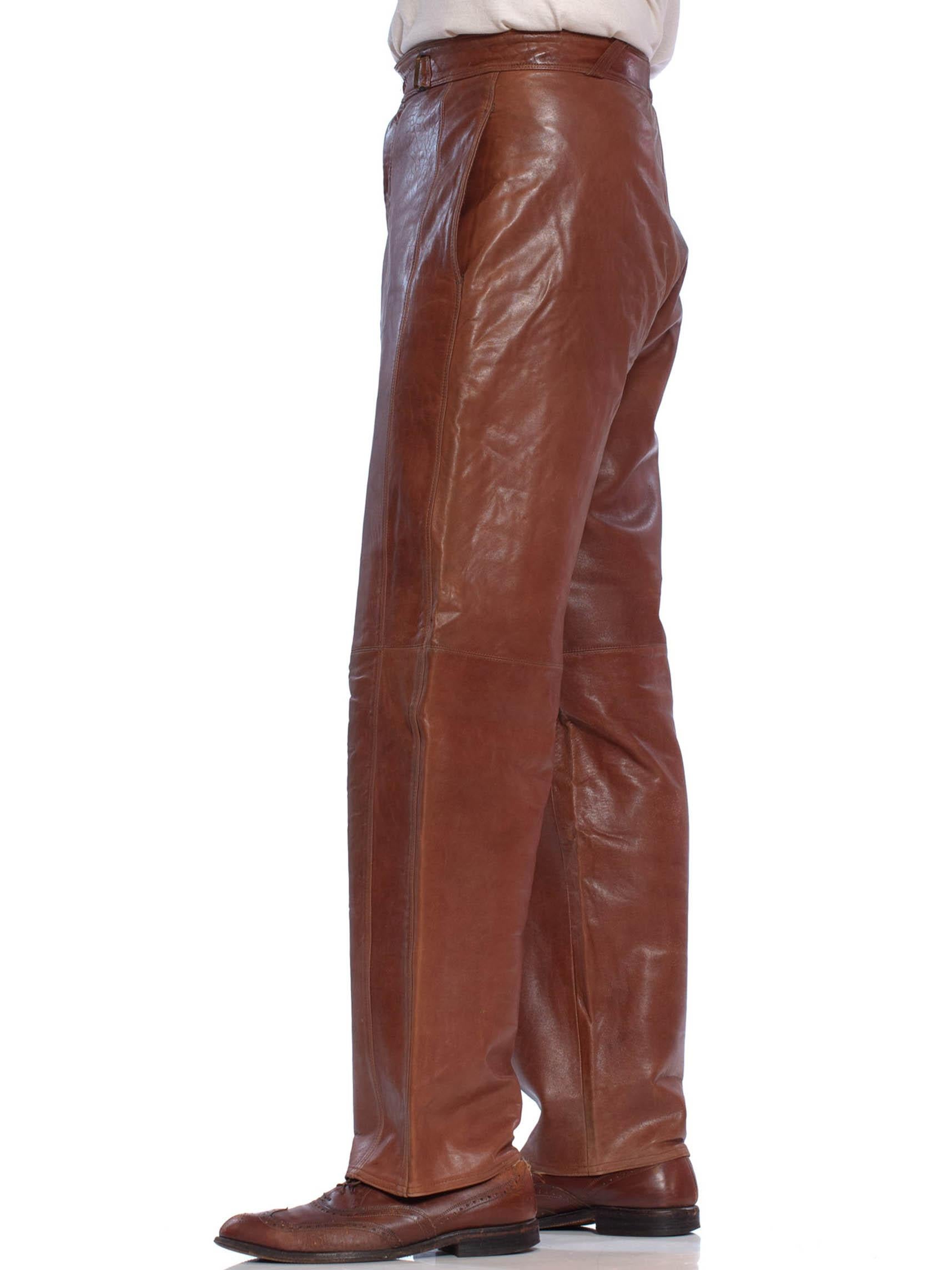 1980s leather pants