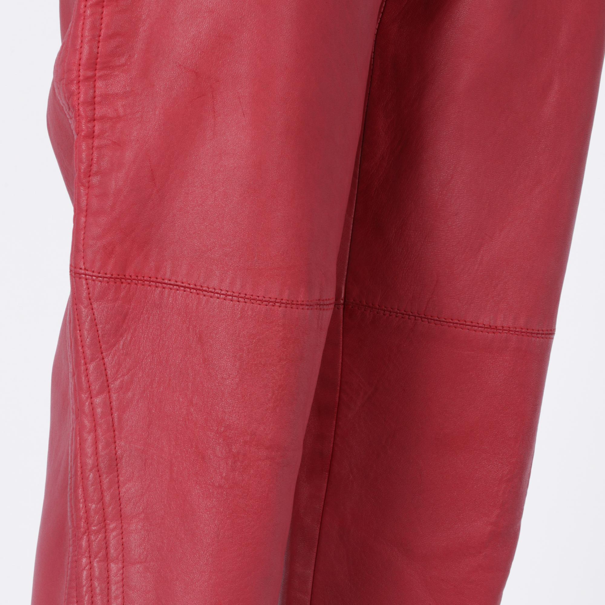 1980s Gianni Versace Leather Trousers 2