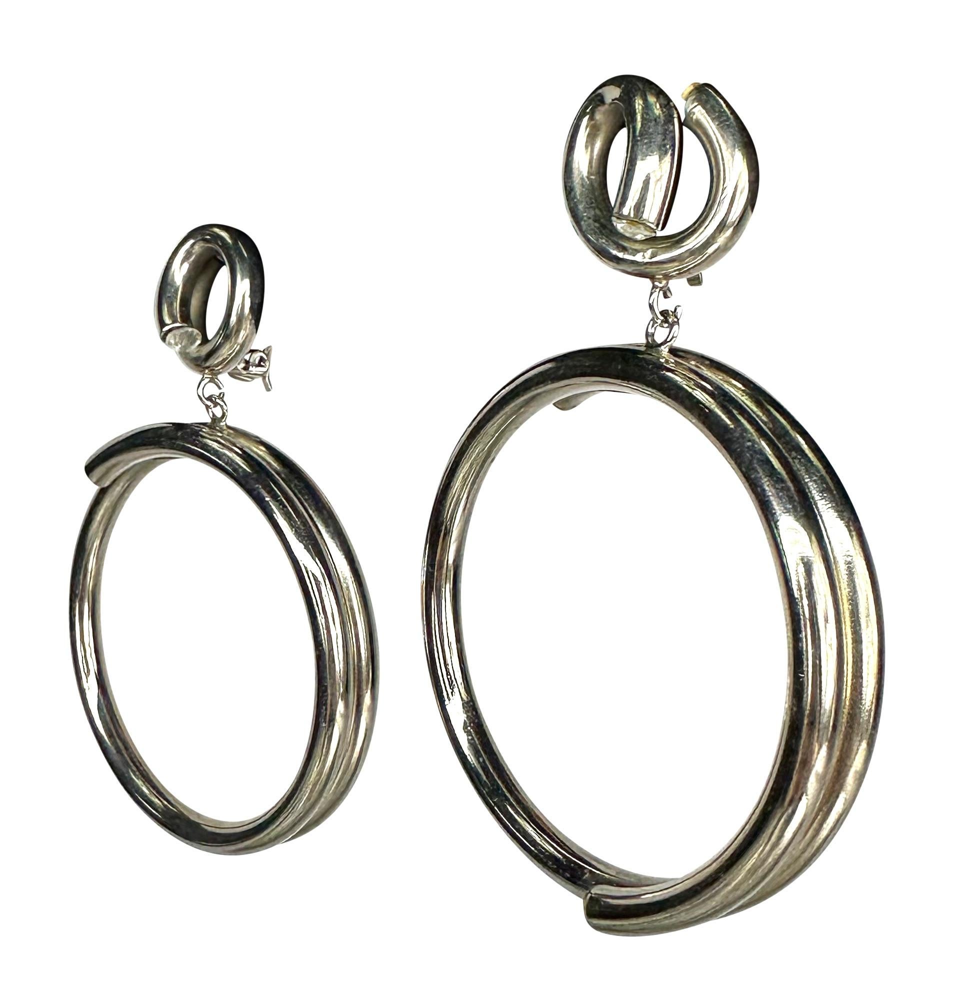 versace hoops