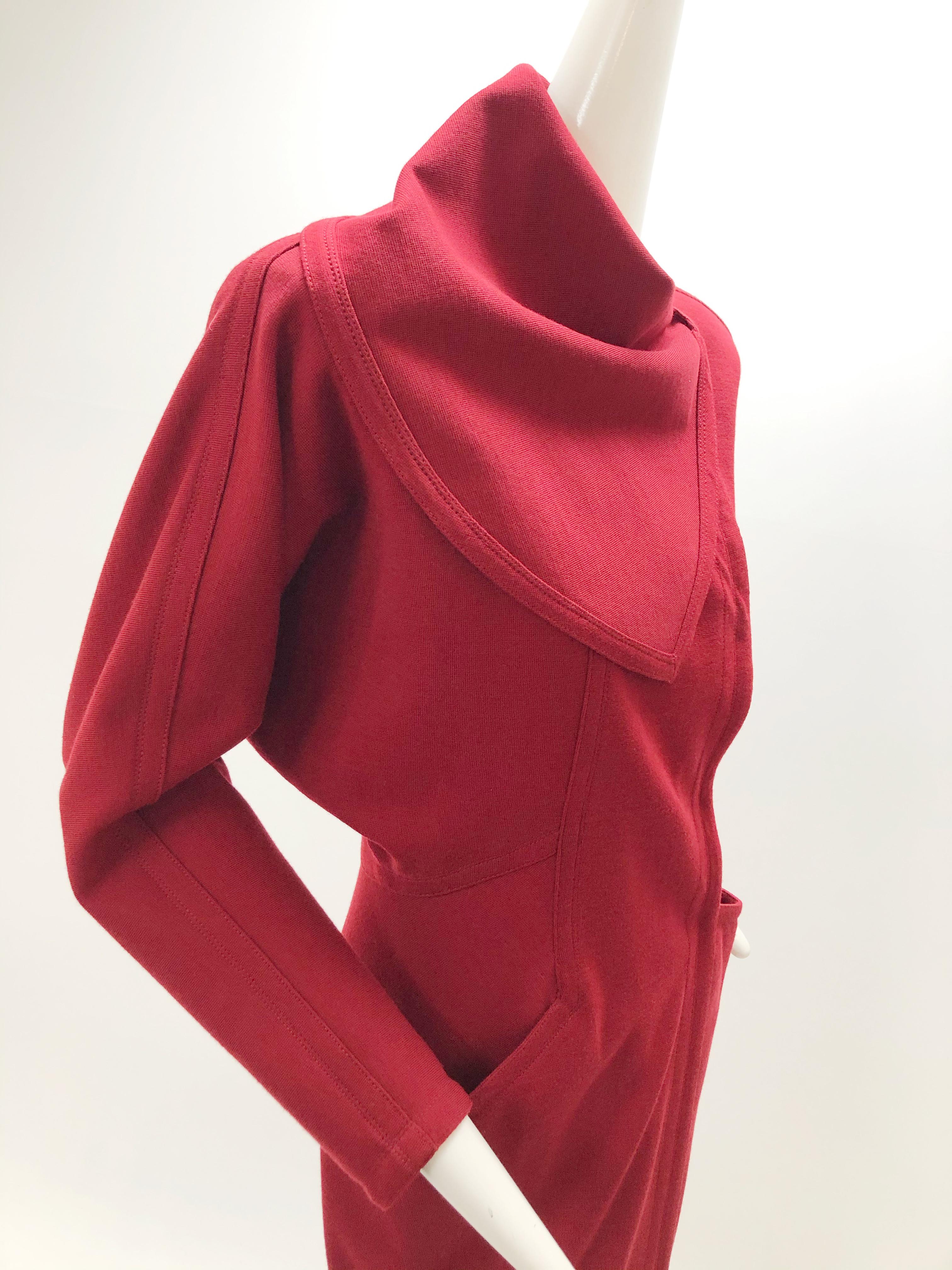 versace red coat
