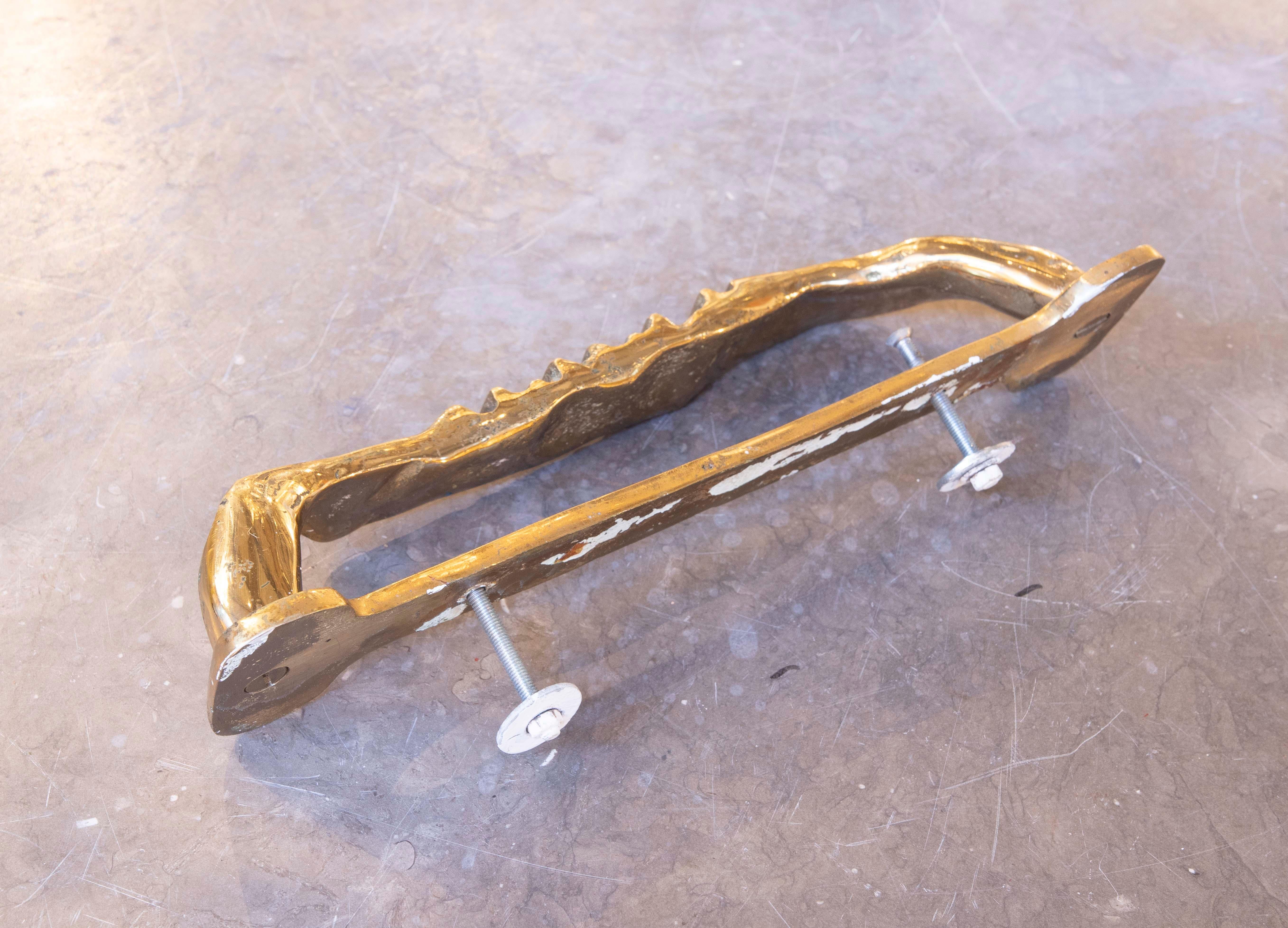 1980s Gilded Bronze Handle by the Artist David Marshall For Sale 1
