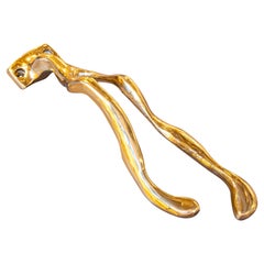 1980s Gilt Bronze Coat Rack by the Artist David Marshall