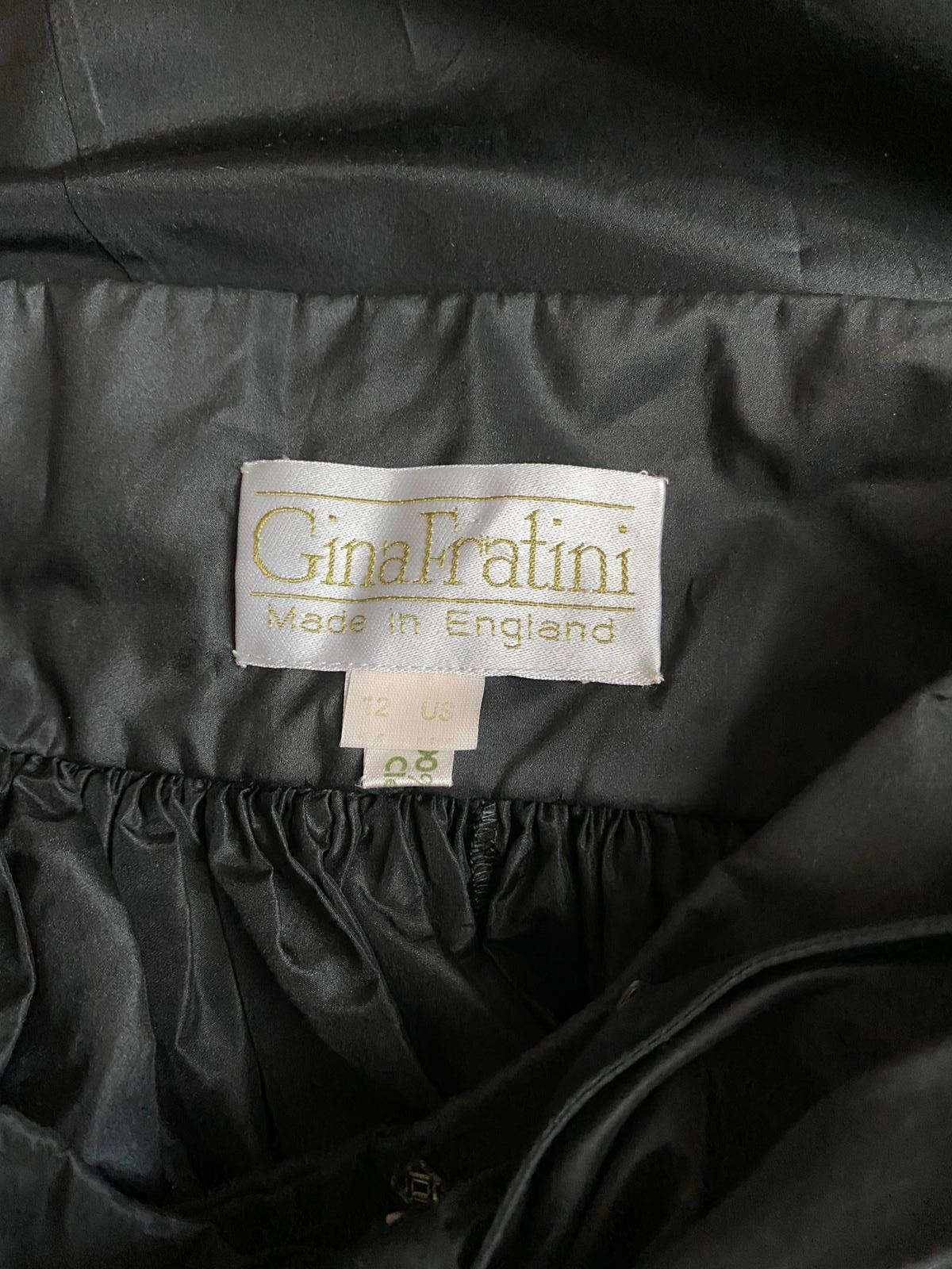 Women's or Men's 1980s Gina Fratini A-Line Taffeta Evening Skirt