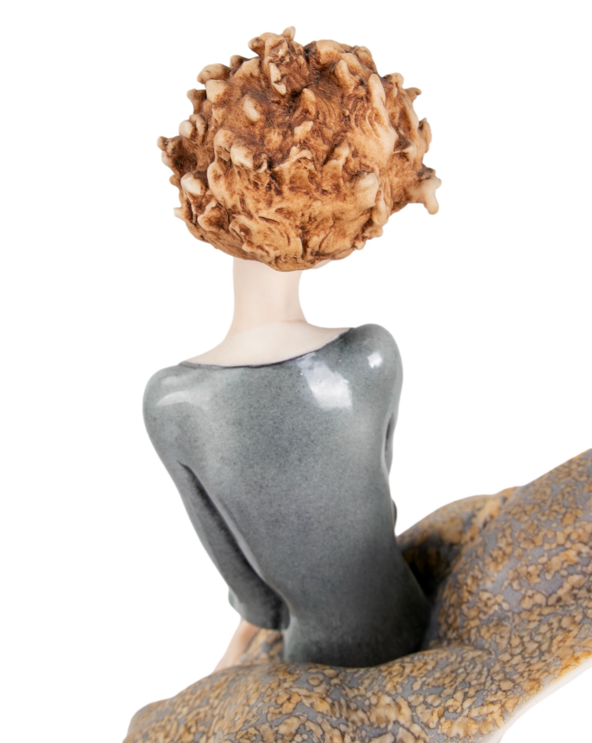 1980er Jahre Giuseppe Armani Damen-Porzellanfigur im Angebot 4