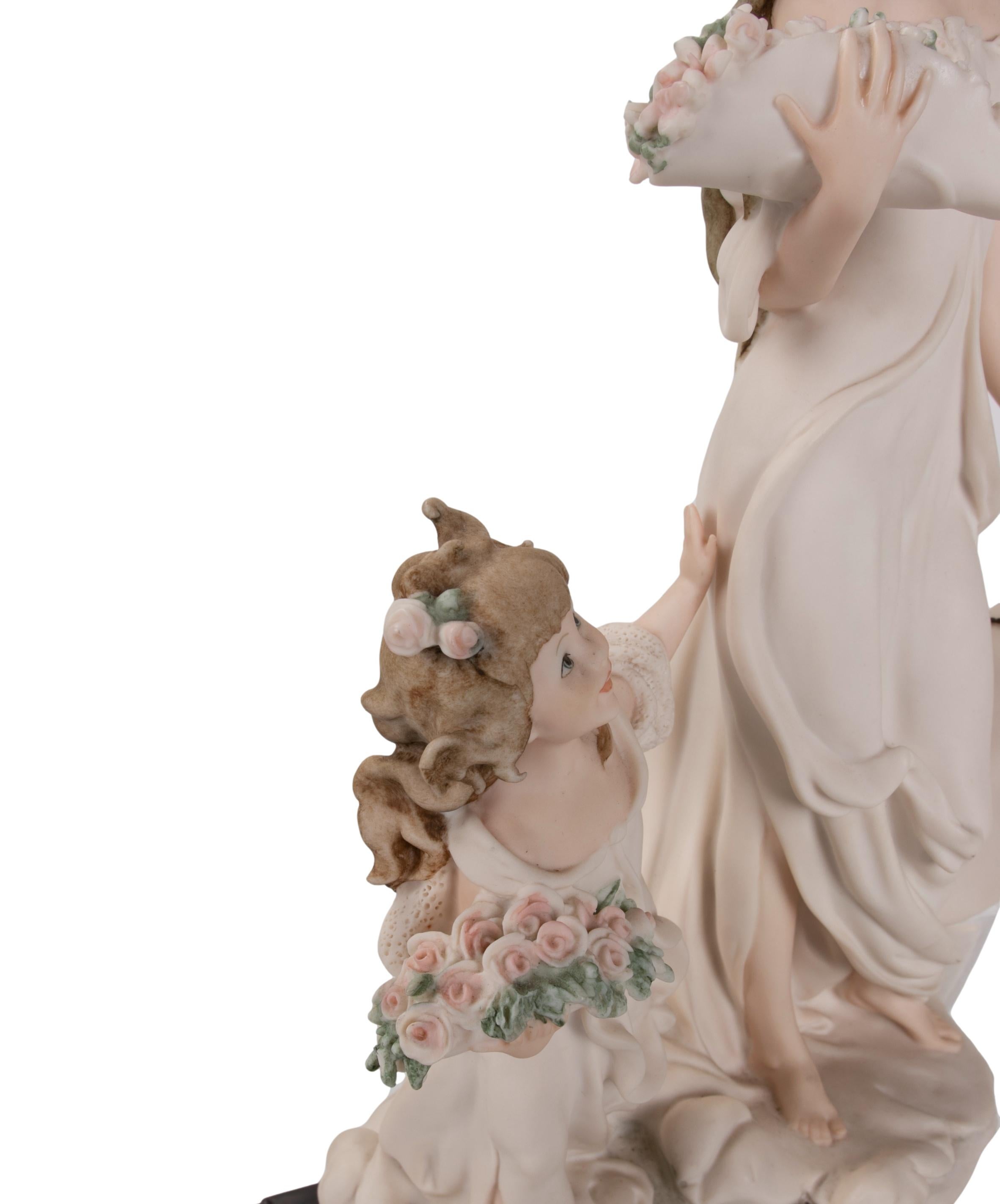 1980s Giuseppe Armani Lady Porcelain Figurine For Sale 3