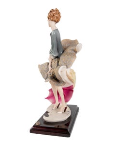 1980s Giuseppe Armani Lady Porcelain Figurine
