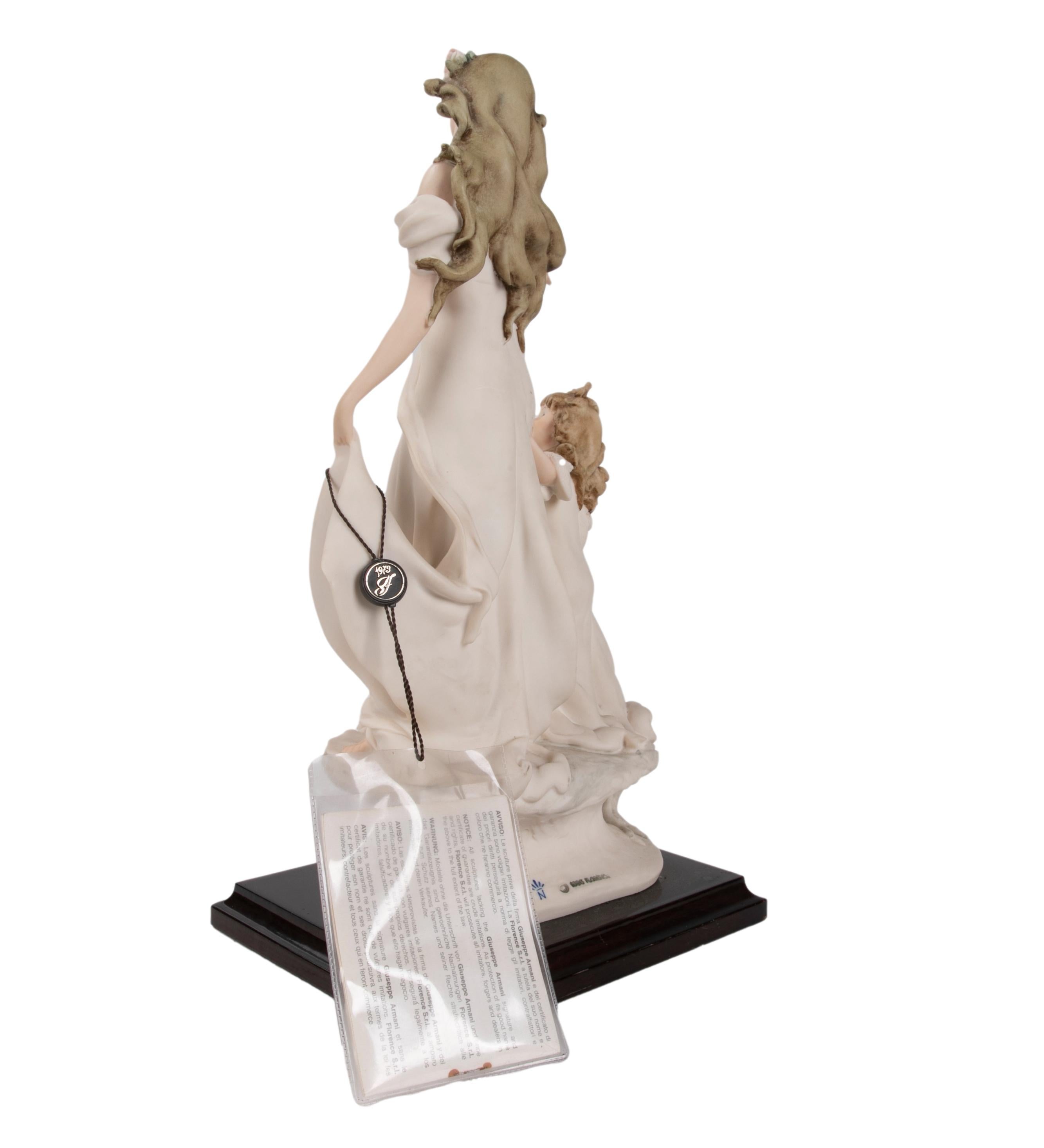 20ième siècle Figurine de femme en porcelaine Giuseppe Armani des années 1980 en vente