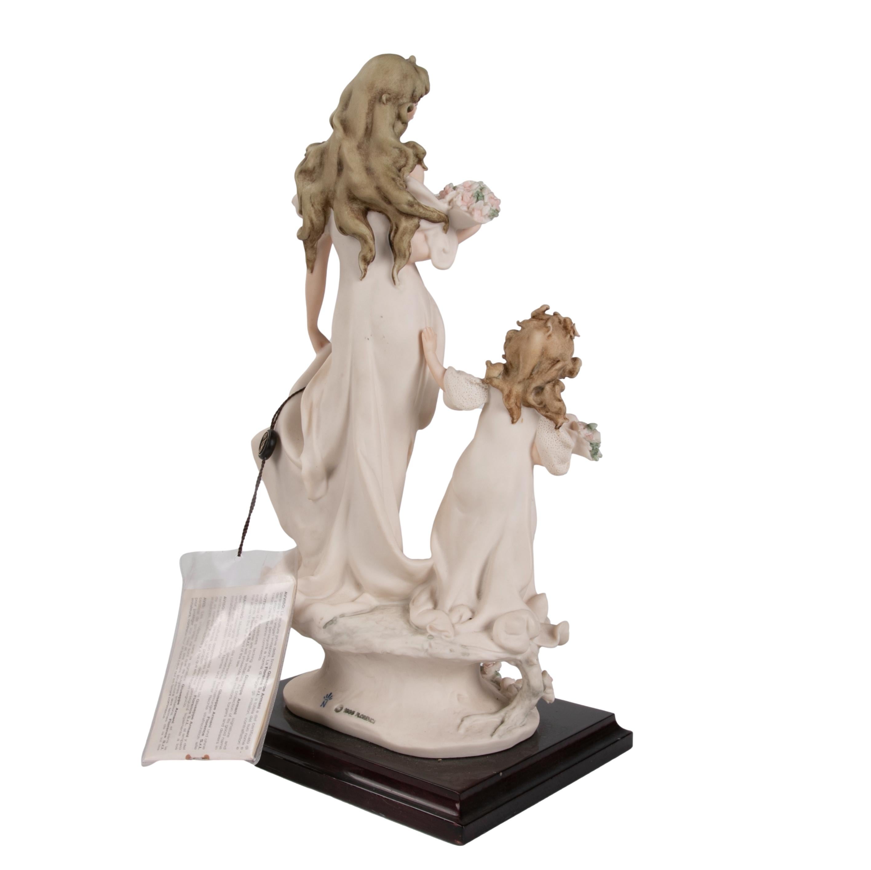 Figurine de femme en porcelaine Giuseppe Armani des années 1980 en vente 1