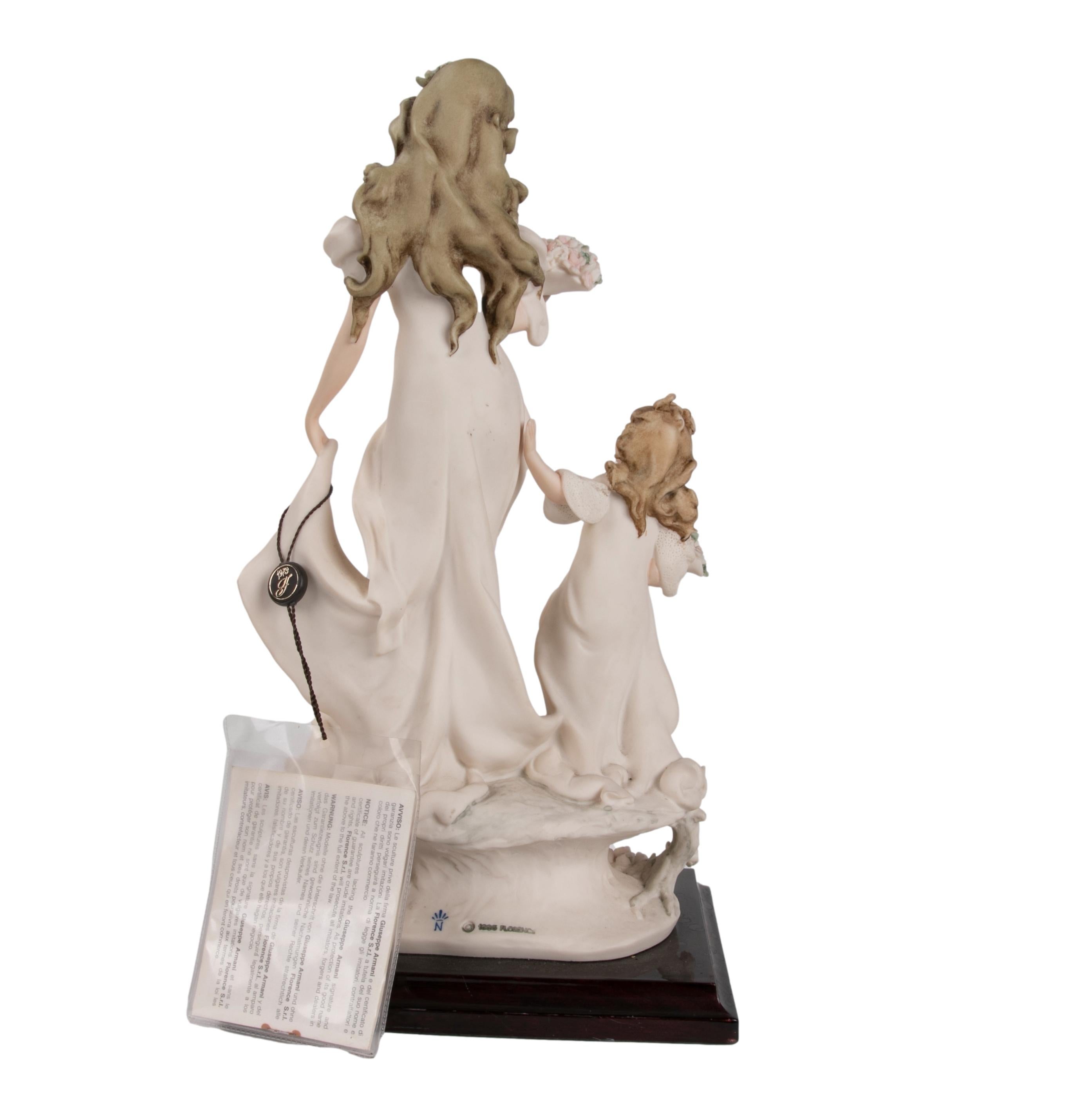 20th Century 1980s Giuseppe Armani Lady Porcelain Figurine For Sale