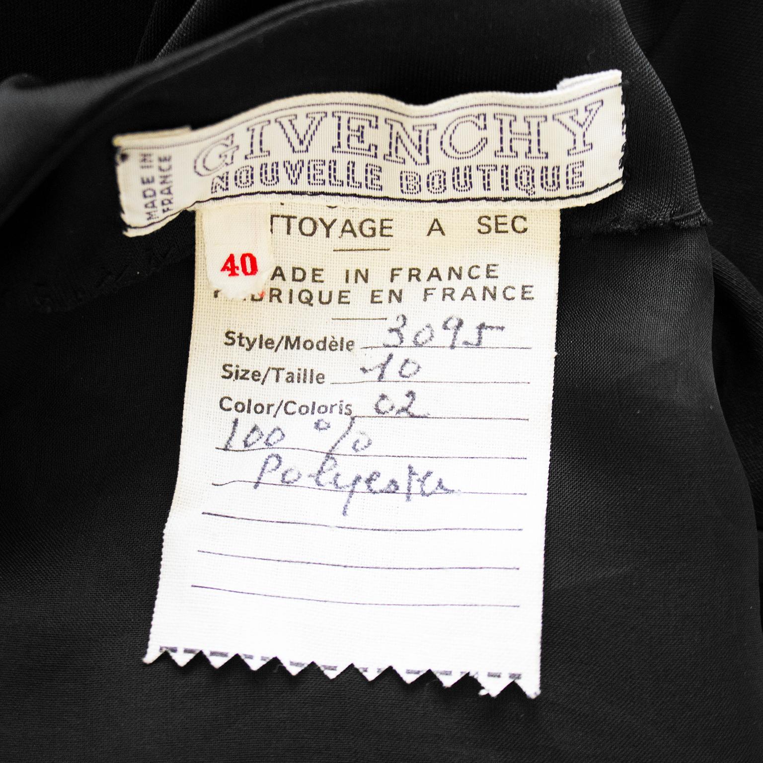 Givenchy - Ensemble 2 pièces portefeuille noir à franges des années 1980  en vente 1