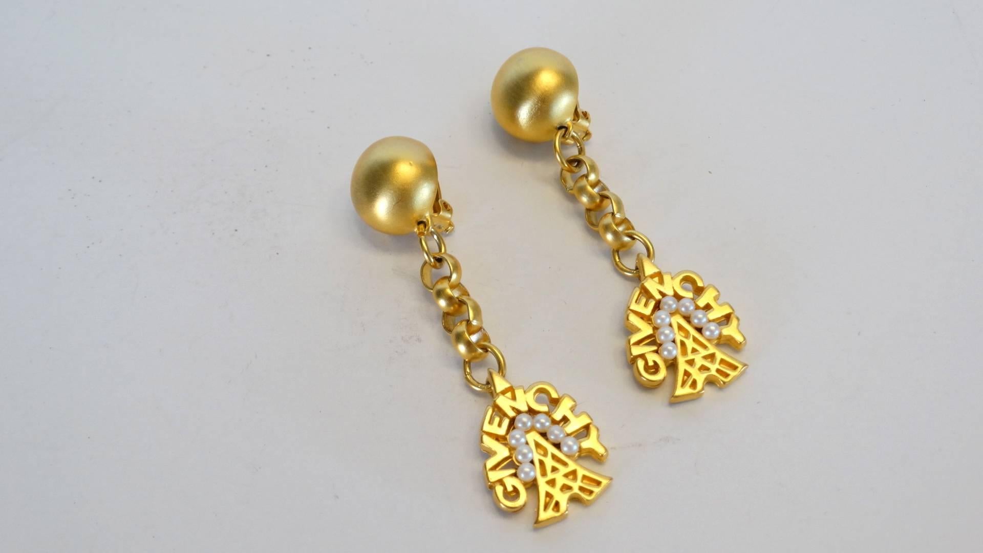 Givenchy Eiffel Tower Clip Earrings  4