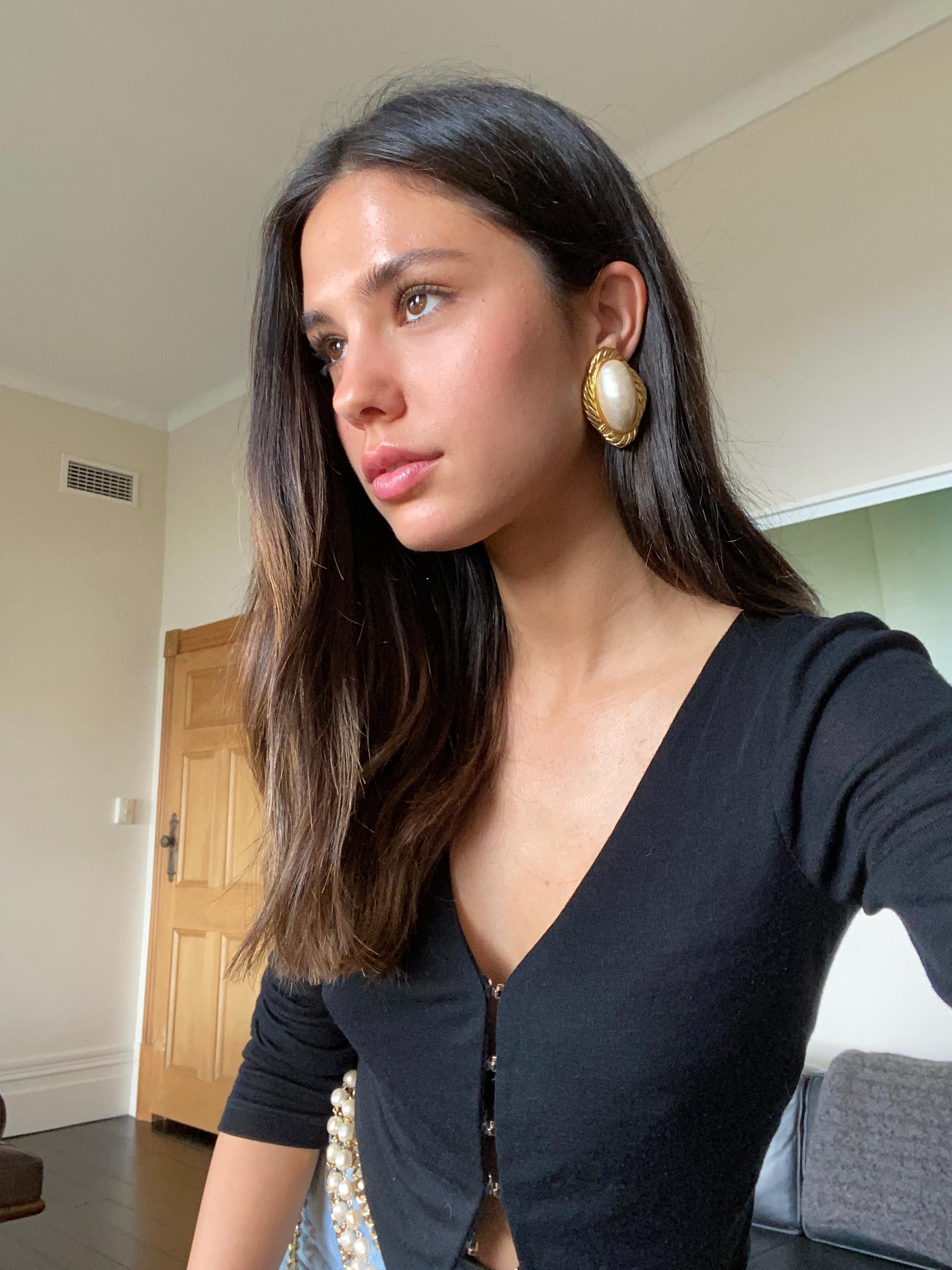 givenchy clip on earrings vintage