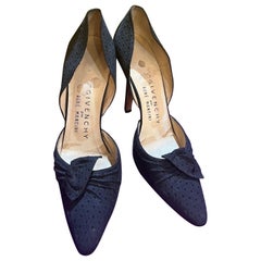 1980er Jahre "Givenchy par Rene Mancini" Stöckelschuhe mit spitzer Zehe