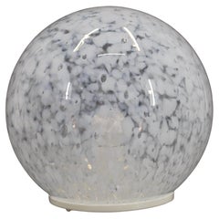 Vintage 1980s Glass Globe Table Lamp , 3items available