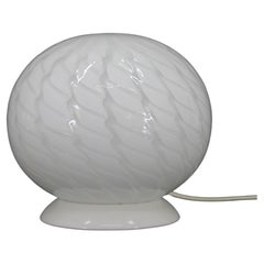 1980er Glasglobus-Tischlampe , Italien
