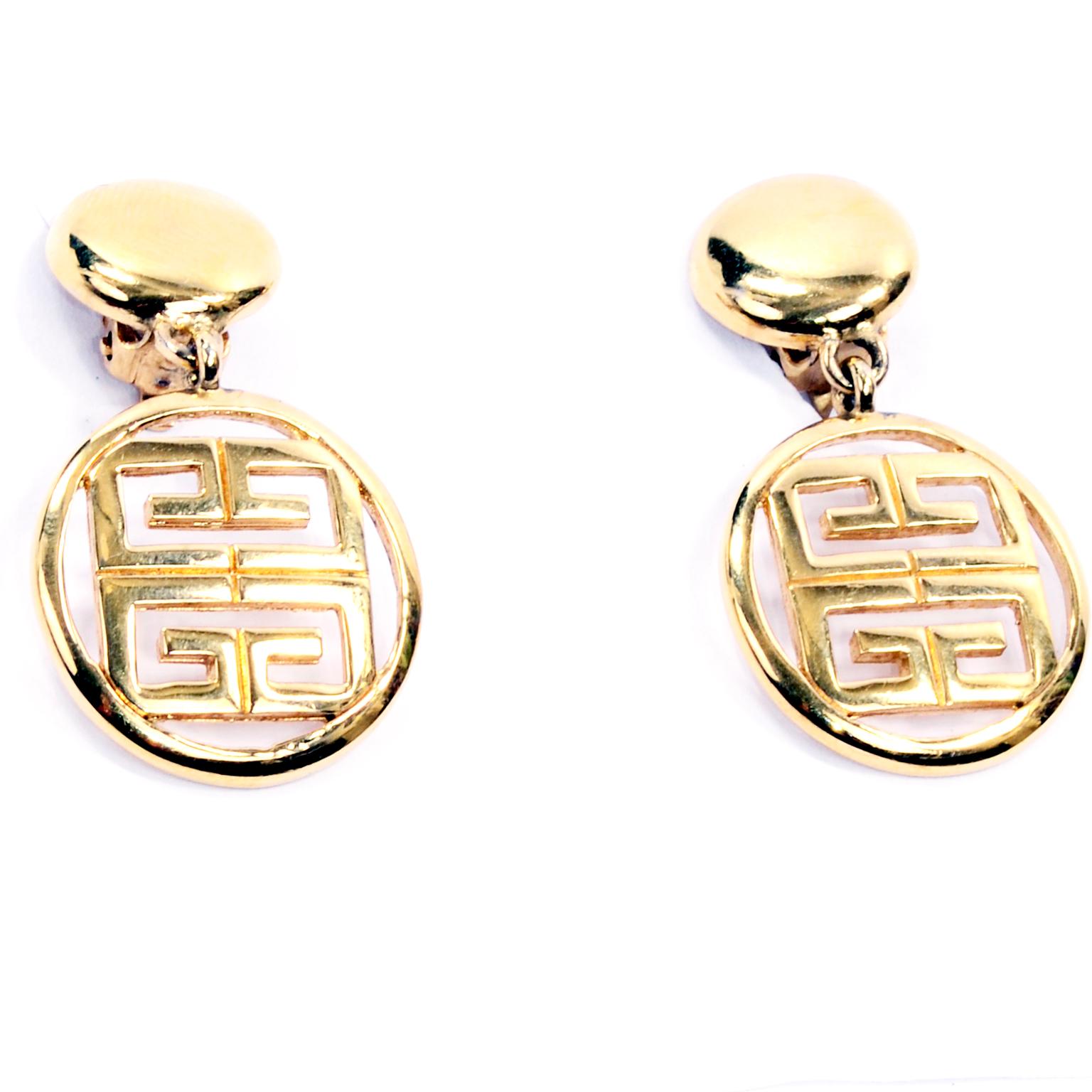 givenchy clip on earrings