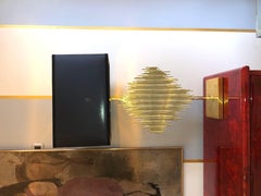 1980s Golden Brass Table Lamps