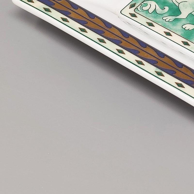 1980s Gorgeous Ashtray or Catch-All in Porcelain by Paloma Picasso for Villeroy For Sale 4