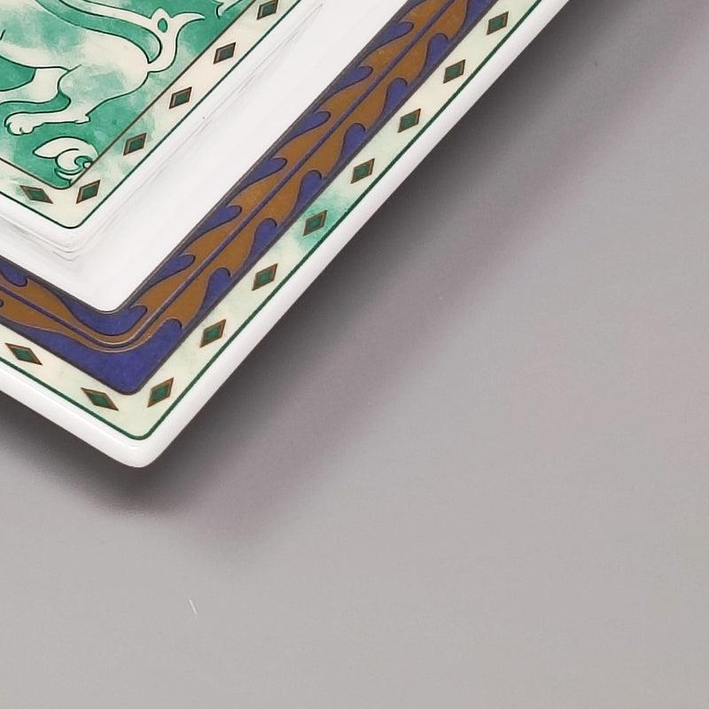 1980s Gorgeous Ashtray or Catch-All in Porcelain by Paloma Picasso for Villeroy For Sale 5