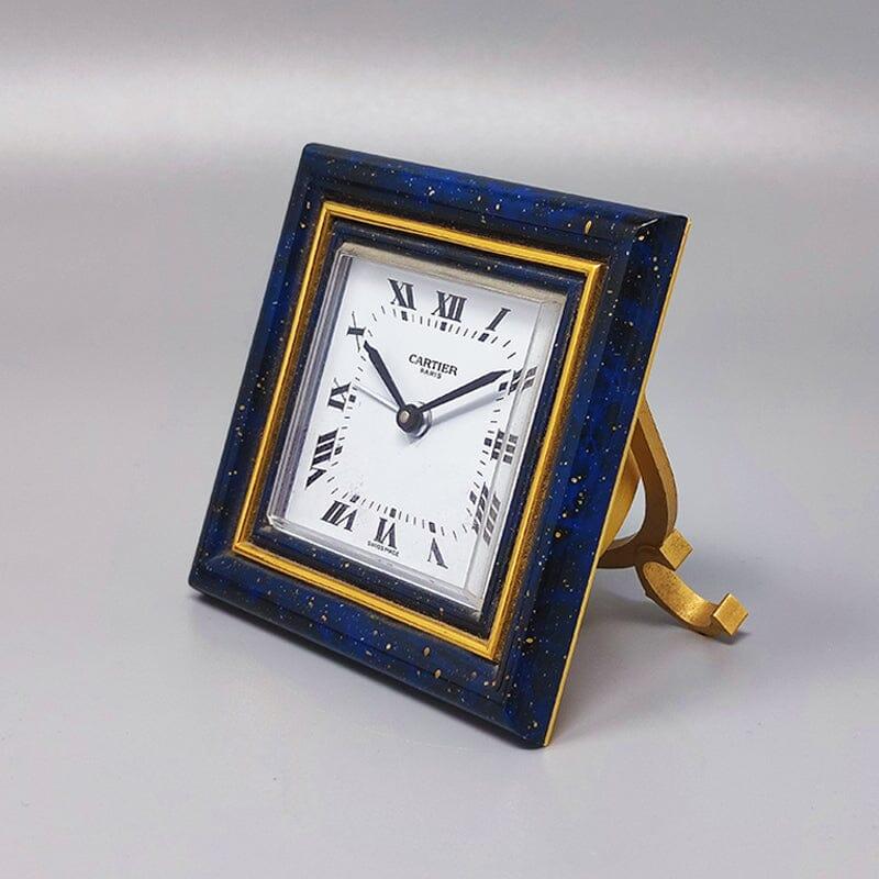 Late 20th Century 1980s Gorgeous Cartier Alarm Clock. Made in Swiss For Sale