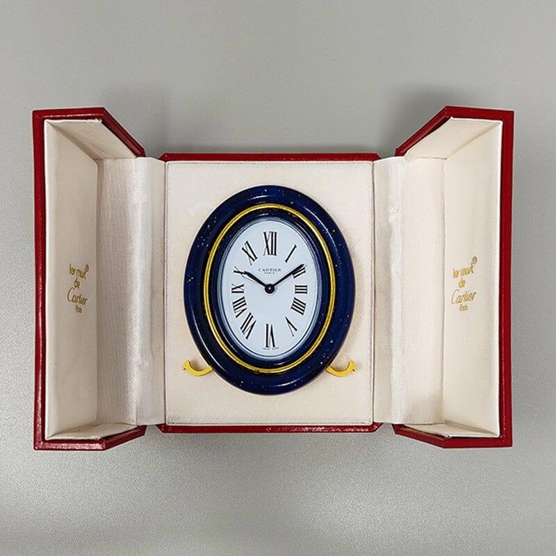 Splendida sveglia Cartier degli anni '80. Made in Swiss in vendita 2