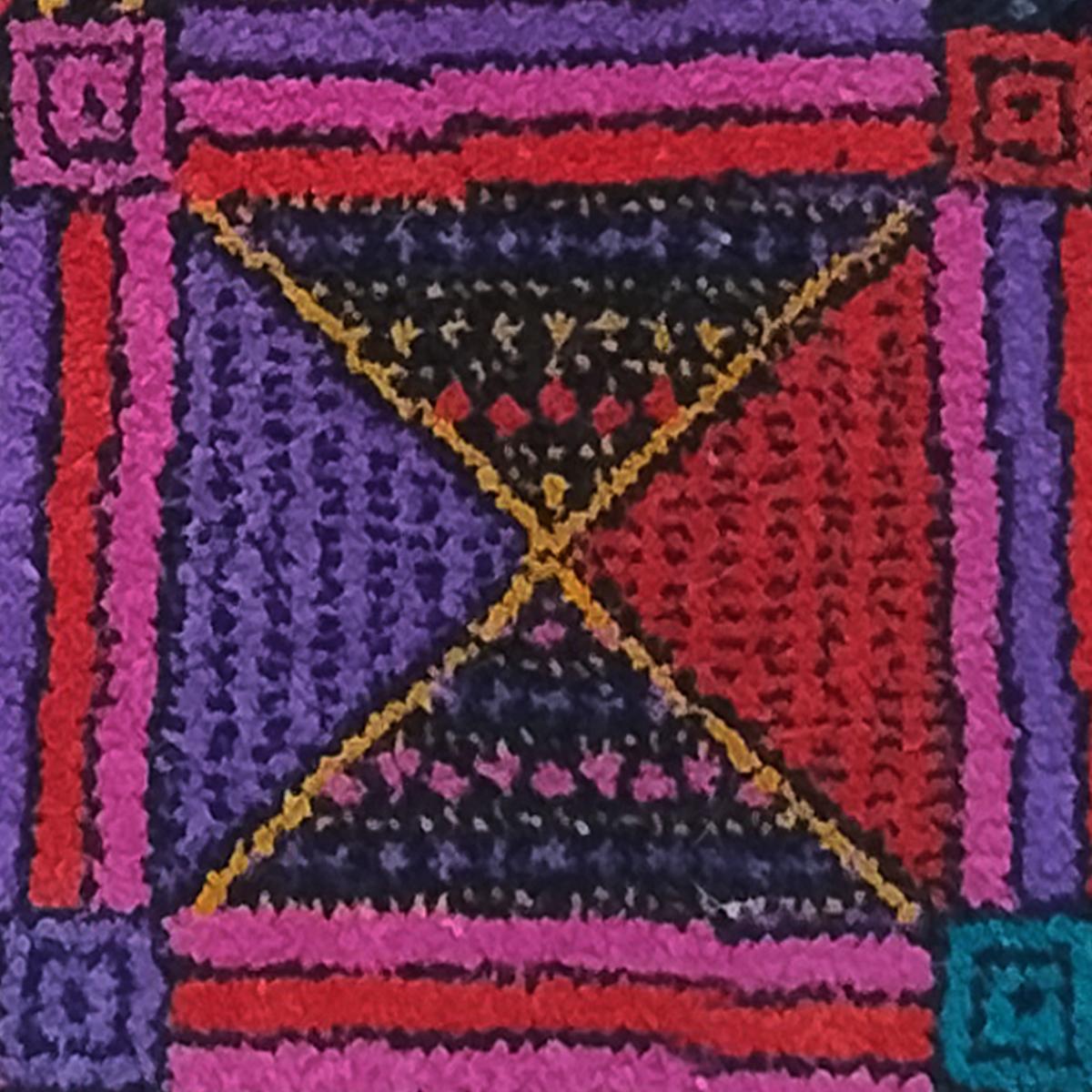 Magnifique tapis géométrique italien en laine Missoni pour T&J Vestor, années 1980 en vente 4