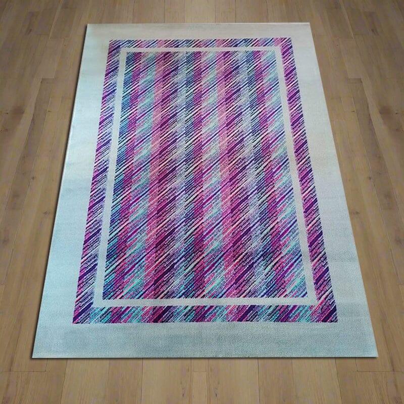 Mid-Century Modern Magnifique tapis géométrique italien en laine Missoni pour T&J Vestor, années 1980 en vente