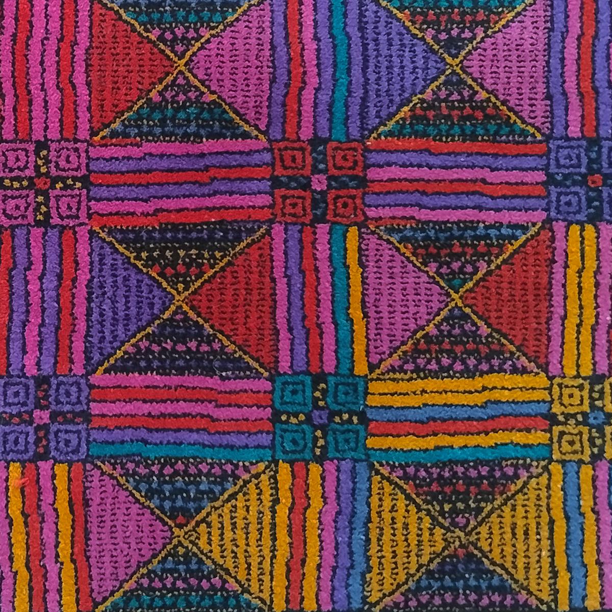 Magnifique tapis géométrique italien en laine Missoni pour T&J Vestor, années 1980 Excellent état - En vente à Milano, IT