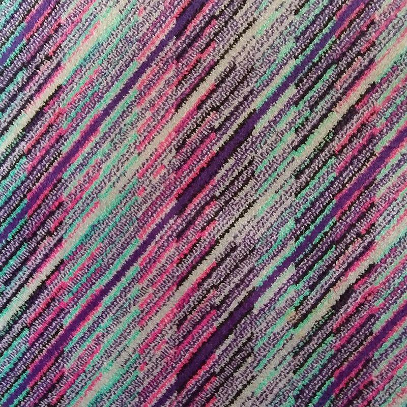 1980s Gorgeous Geometric Italian Woolen Rug by Missoni for T&J Vestor For Sale 2