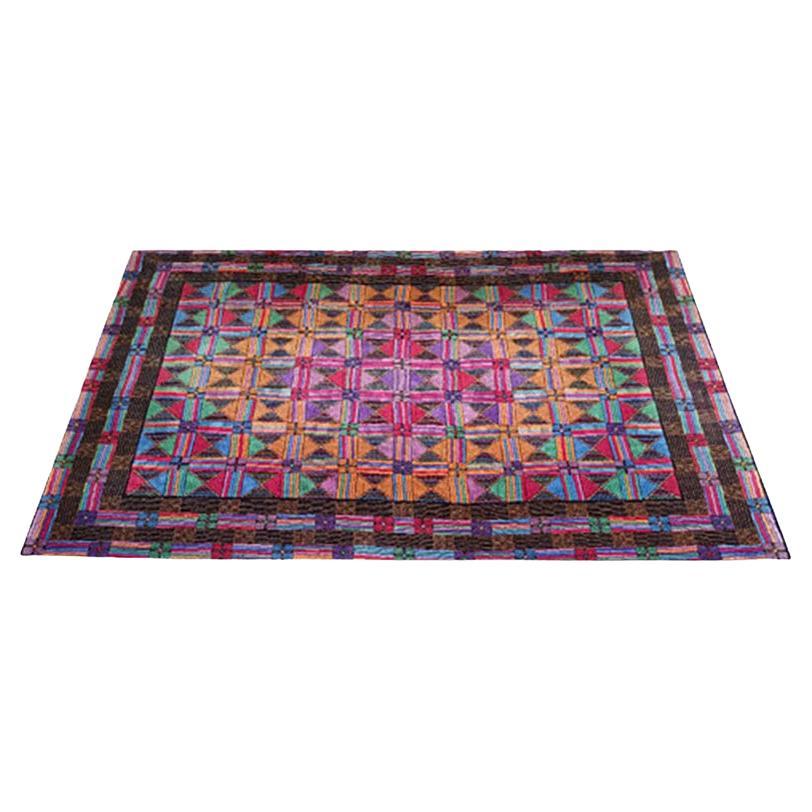 Magnifique tapis géométrique italien en laine Missoni pour T&J Vestor, années 1980 en vente
