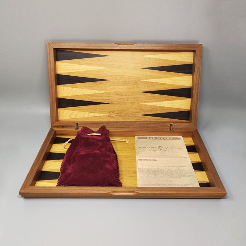 1980s Gorgeous Piero Fornasetti Backgammon in Excellent condition. Made in Italy en venta 1