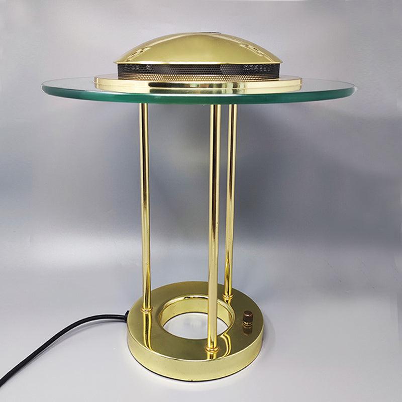 1980er Jahre Wunderschöne Robert Sonneman „Saturn“-Tischlampe für Gerorge Kovacs (Moderne der Mitte des Jahrhunderts) im Angebot