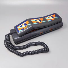 1980s Gorgeous Swatch Twin Phone "Deco" With The Original Box. Memphis Style