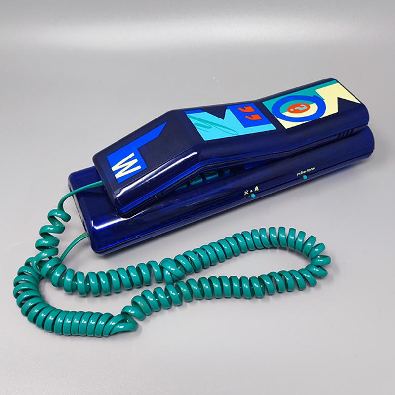 1980er (1989) Wunderschönes Swatch Zwillingstelefon 