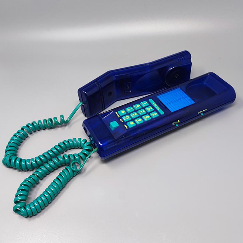 Wunderschönes Swatch Twin Phone „Deluxe“ aus den 1980er Jahren. Memphis-Stil im Angebot 1