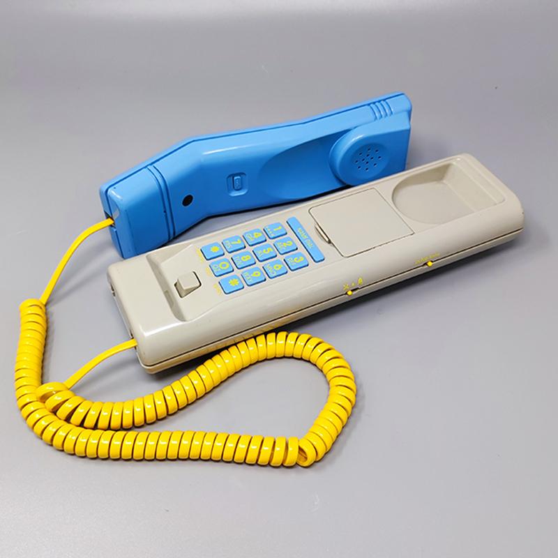 Wunderschönes Swatch Twin Phone „Deluxe“ aus den 1980er Jahren. Memphis-Stil (Kunststoff) im Angebot
