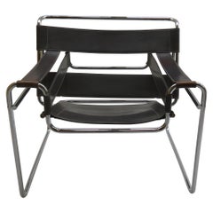 Vintage 1980s Grey Bauhaus Wassily Chair by Marcel Breuer for Knoll 2 Available B