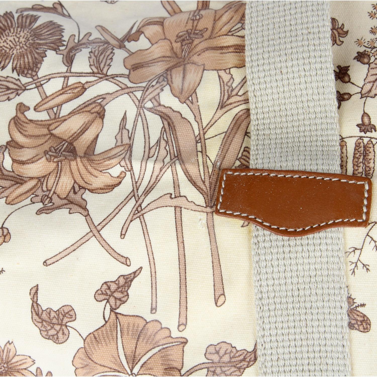 1980s Gucci Flora And Fauna Print Duffle Bag 1