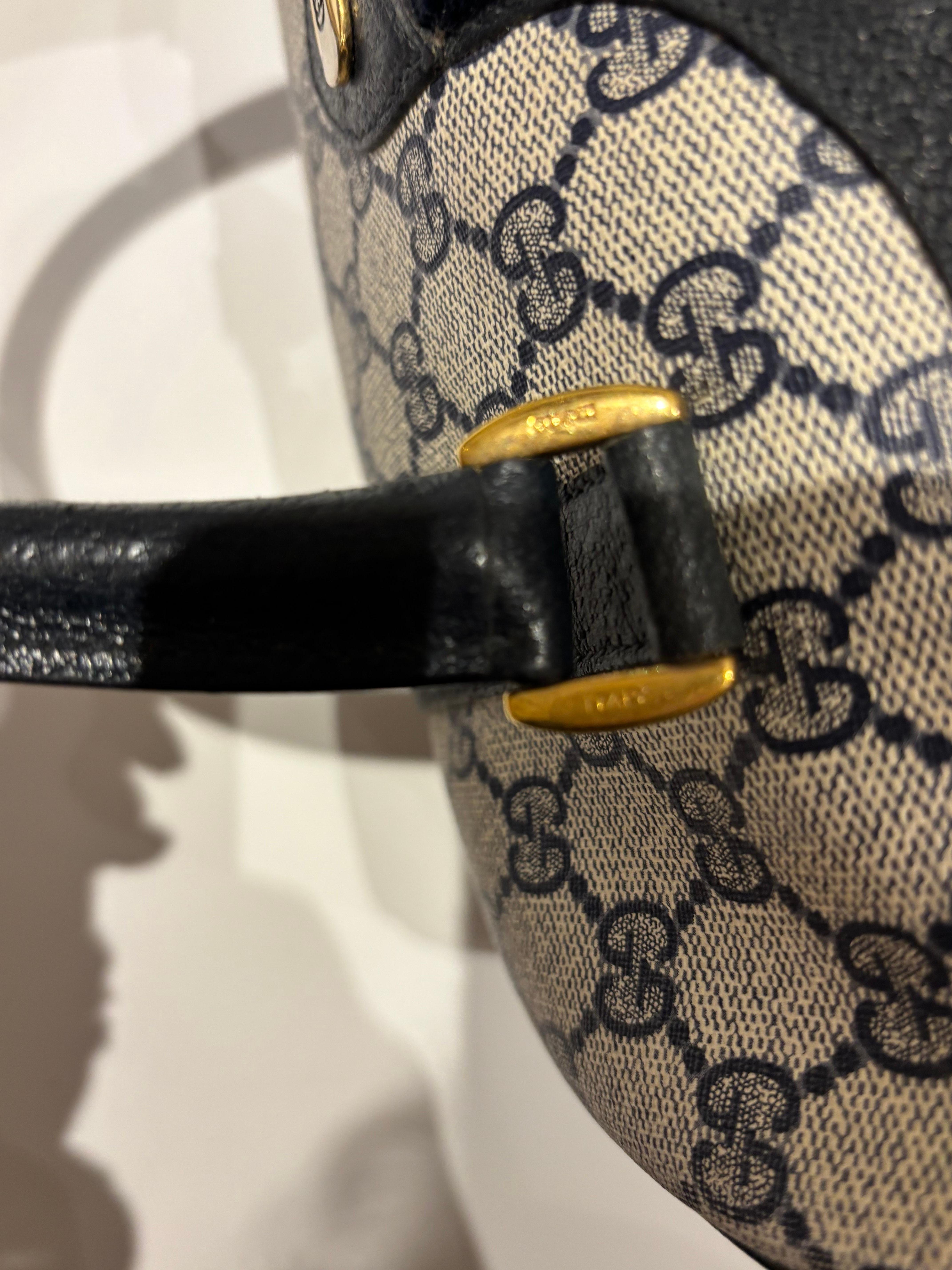 Sac Gucci GG Boston des années 80 en très bon état 8