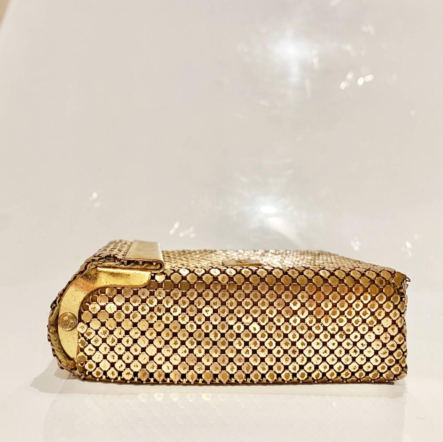 1980s Gucci Gold Mesh Metal Smoking box Cigarette Case  1