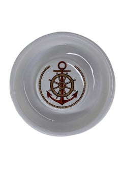 1980s Gucci Nautical Logo Porcelain Two-Piece Sailing Ashtray