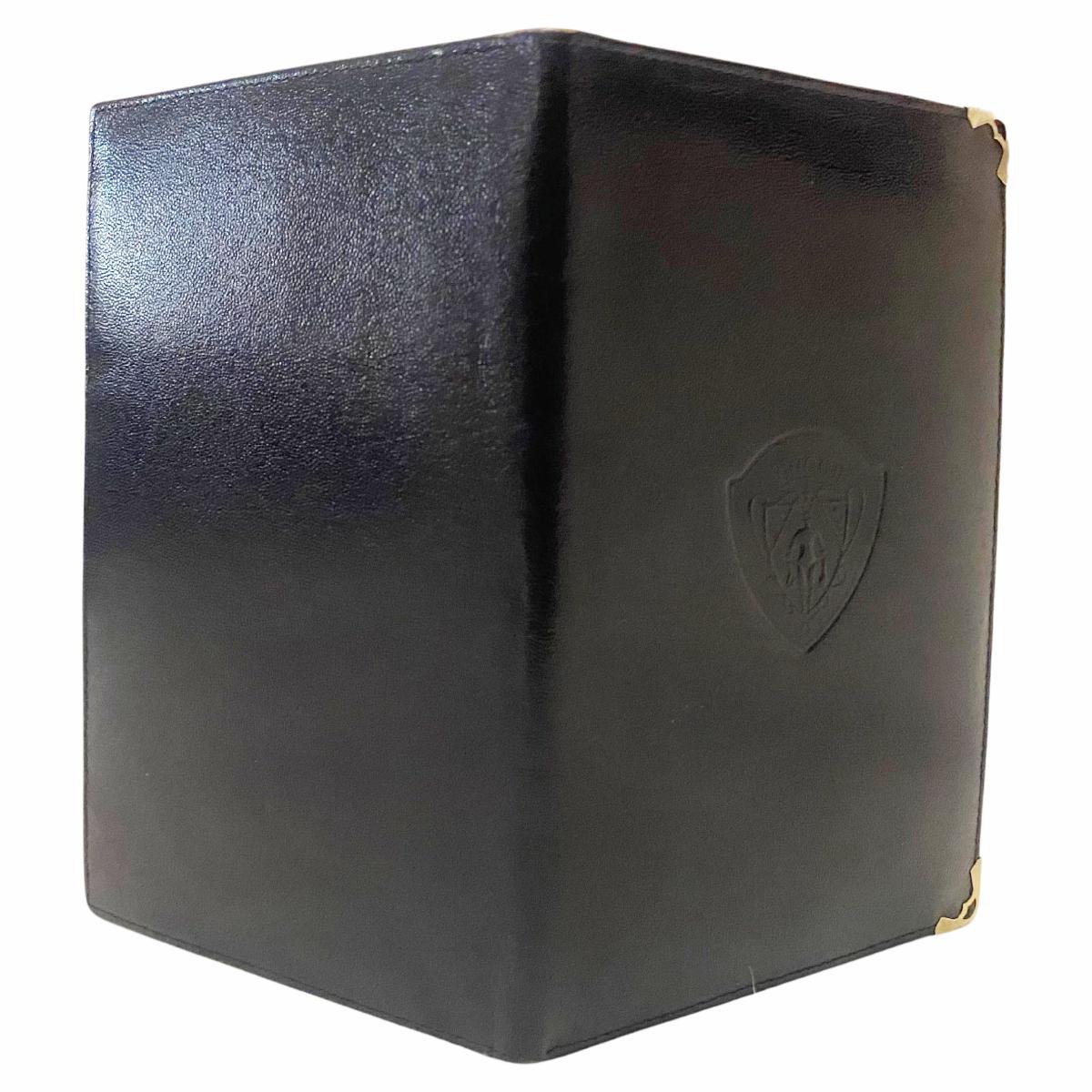 1980s Gucci Navy Blue Leather Passport Cover Holder In Good Condition In London, GB