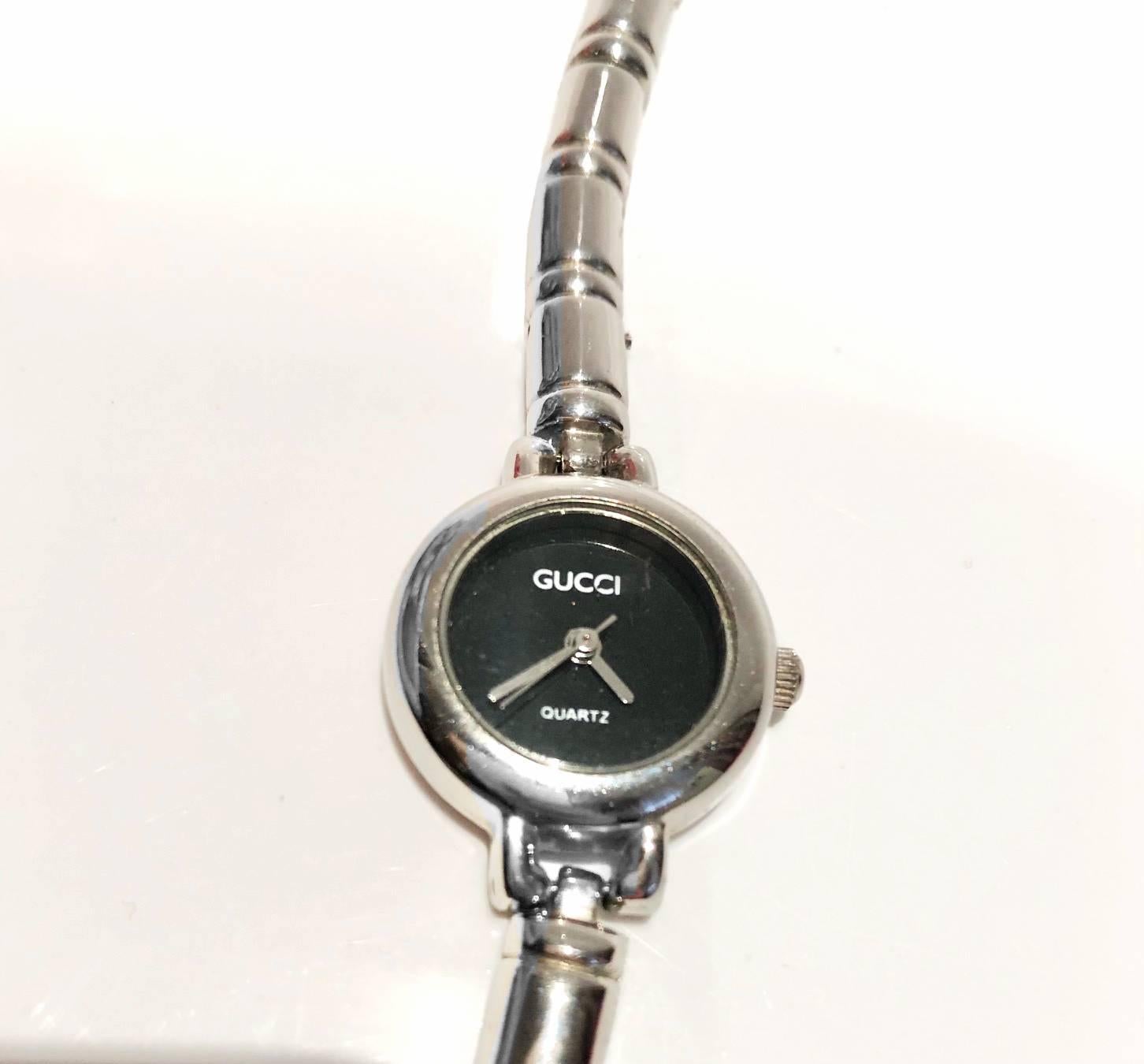 gucci round watch vintage