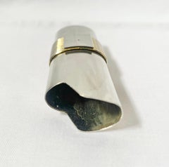 1980s Gucci Steel Lighter Logo Cover