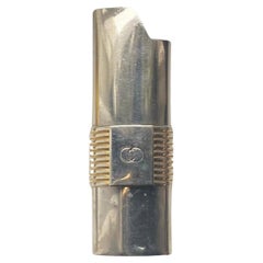 1980s Gucci Steel Lighter Logo Cover