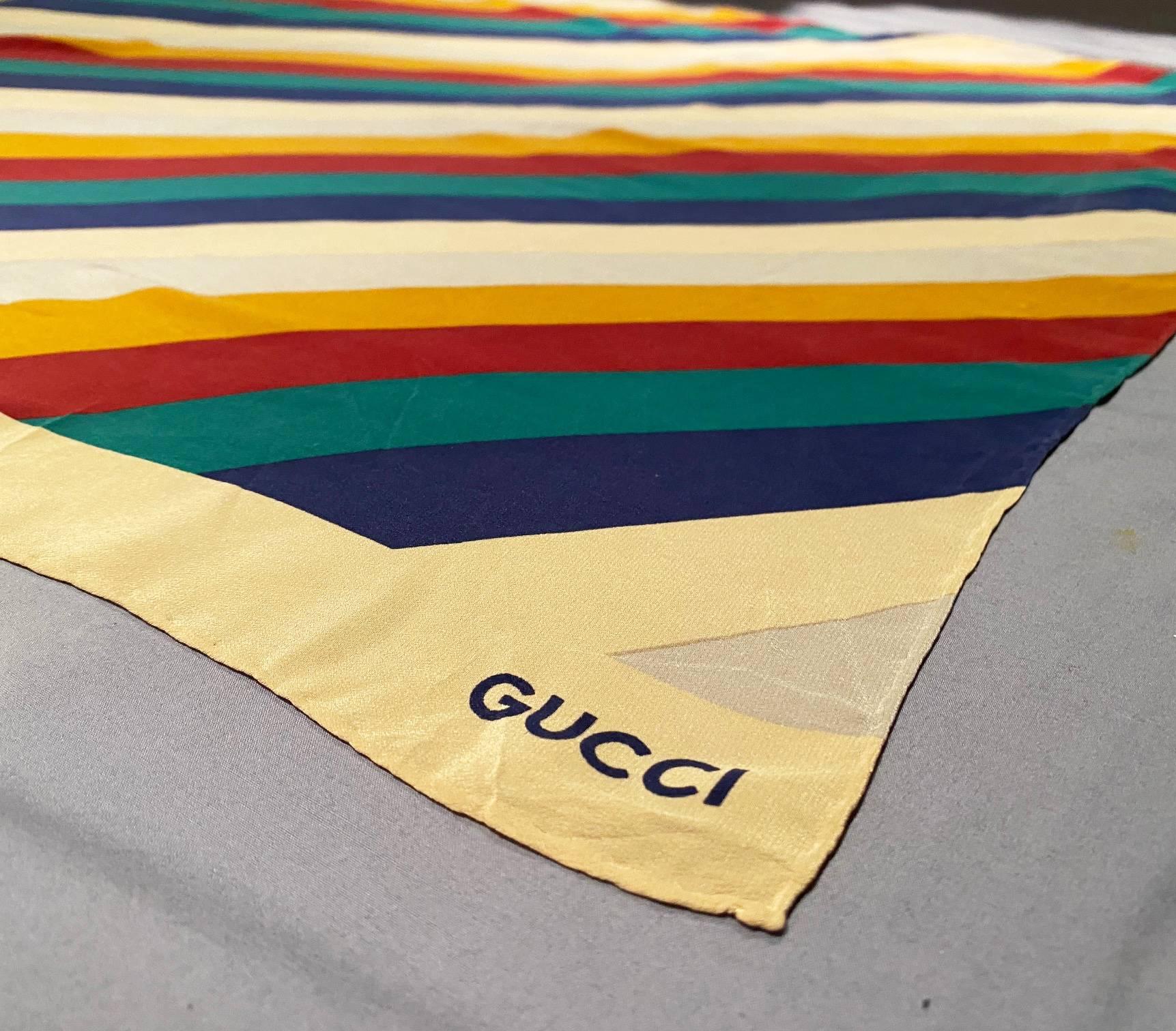 gucci multicolor scarf